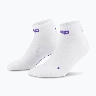 Calze a compressione da uomo CEP Ultralight Low Cut 4.0 white