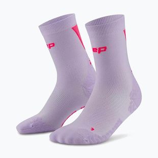 Calze a compressione da uomo CEP Ultralight Mid Cut 4.0 lilac/pink