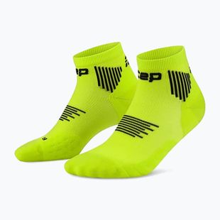 Calze a compressione da donna CEP Run Low Cut 5.0 lime/black