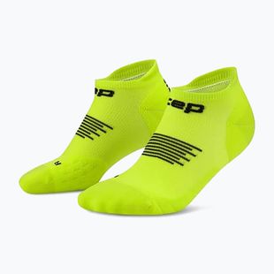 Calze a compressione da uomo Cep Run No Show 5.0 lime/black