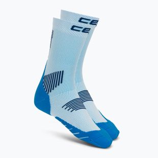 Calze a compressione da uomo CEP Run Mid Cut 5.0 blue/ice