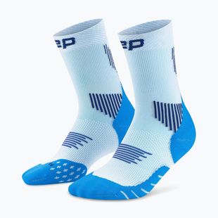 Calze a compressione da uomo CEP Run Mid Cut 5.0 blue/ice