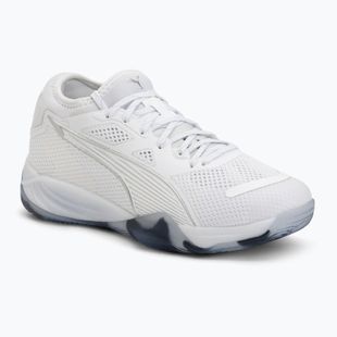 Scarpe da pallamano PUMA Eliminate NITRO SQD 4 puma white/baltic sea blue/fresh water