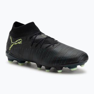 Scarpe da calcio da uomo PUMA Future 8 Pro FG/AG puma nero/luce frizzante/terreno verde