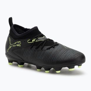 PUMA Future 8 Match FG/AG Jr bambini scarpe da calcio puma nero / luce frizzante / terreno verde