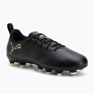 PUMA Future 8 Play FG/AG Jr scarpe da calcio puma nero / luce frizzante / terreno verde