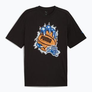 Maglietta da basket da uomo PUMA Hoopaverse Tee 3 puma nero