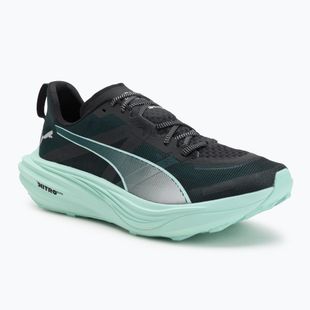 Scarpe da corsa PUMA Deviate Nitro Elite Trail da uomo, terreno verde / menta fondente