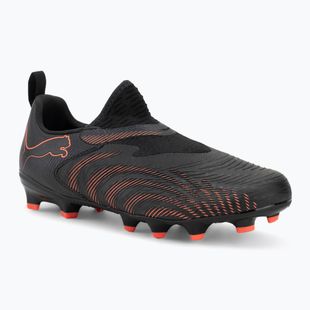 Scarpe da calcio per bambini PUMA Future 9 Match LL FG/AG Jr puma black/glowing red/strong grey