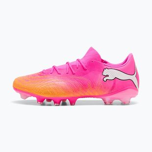 Scarpe da calcio PUMA Future 9 Match Fusion FG/AG poison pink/puma white/sun stream/bright aqua/puma black