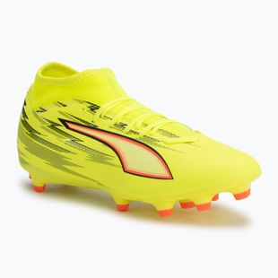 Scarpe da calcio PUMA Ultra 6 Play+ FG/AG yellow alert/puma black/glowing red/lime squeeze