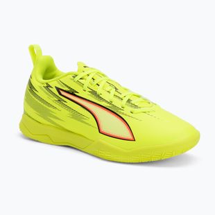 Scarpe da calcio junior PUMA Ultra 6 Play IT Jr yellow alert/puma black/glowing red/lime squeeze