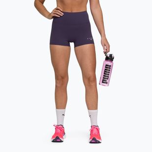 Pantaloni da allenamento donna PUMA x HYROX Shapeluxe 3" Tight deep plum