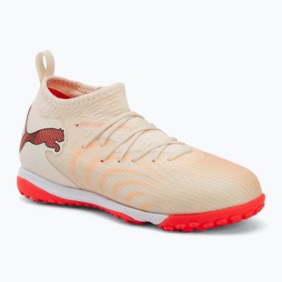 Scarpe da calcio bambino PUMA Future 9 Match TT+ Mid Jr sugared almond/puma white/ultra red/puma black
