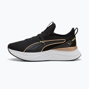 Scarpe da donna PUMA Softride Sabrina Polished Chrome puma black/puma white/puma gold