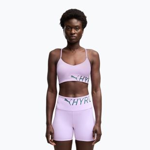 Reggiseno sportivo PUMA x HYROX Strappy Pwrmode light violet