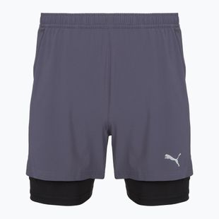 Pantaloncini da corsa da uomo PUMA Run Velocity 2IN1 inky depths