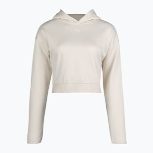 Felpa da allenamento da donna PUMA Strong Power Fleece Hoodie alpine snow