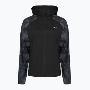 Giacca da running da donna Puma Run AOP Favorite Woven Jacket black