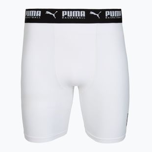Pantaloncini da basket da uomo PUMA Hoops Team Baselayer puma bianco