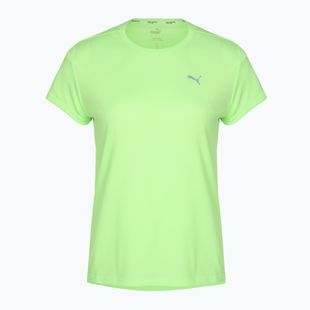 Maglia da running da donna PUMA Run Favorite Heather green/neon