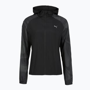 Giacca da running da donna Puma Run AOP Favorite Woven Jacket black