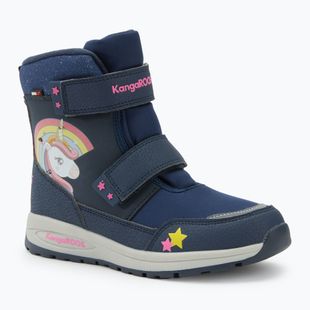 KangaROOS K-MJ Edison EV RTX SL junior stivali da neve dk navy / daisy pink