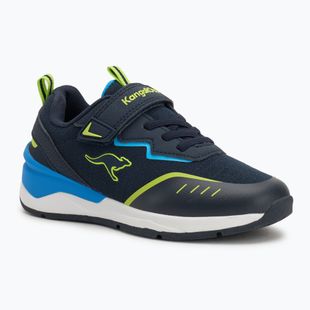 Scarpe da bambino KangaROOS KD-Batter EV dark navy/lime