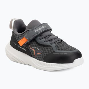 Scarpe per bambini KangaROOS K-RDI Pebble EV steel grey/neon orange