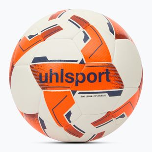 Pallone da Calcio Uhlsport 290 Ultra Lite Addglue calcio bianco/fluo arancione/navy dimensioni 3