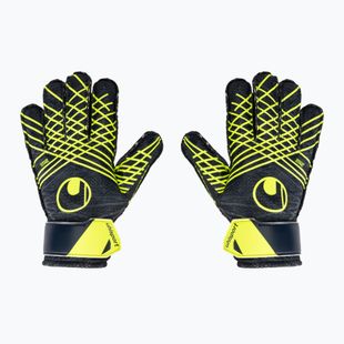 Uhlsport Prediction Starter Guanti da portiere morbidi nero/bianco/arancio fluo