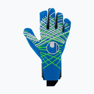 Uhlsport Aquagrip HN guanti da portiere blu pacifico/verde fluo/w