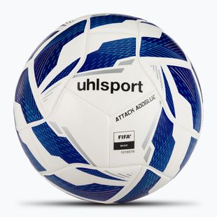 Uhlsport Attack Addglue calcio bianco / blu scuro / blu dimensioni 5