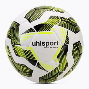 Uhlsport Pro Addglue calcio bianco/nero/giallo fluo taglia 5