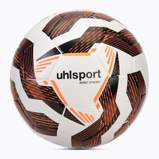 Uhlsport Resistere Synergy calcio bianco / nero / arancio fluo dimensioni 4