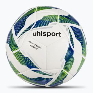 Calcio uhlsport 350 Lite Match Addglue bianco / blu scuro / giallo fluo dimensioni 4