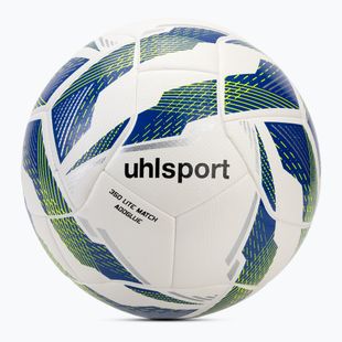 Calcio uhlsport 350 Lite Match Addglue bianco / blu scuro / giallo fluo dimensioni 5