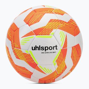 Calcio uhlsport Ultra Lite Soft 290 bianco / arancio fluo / giallo fluo dimensioni 3