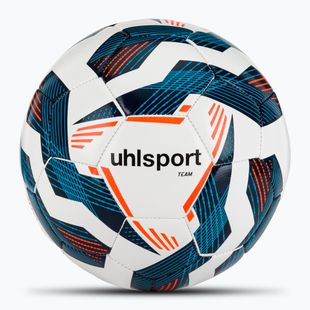 Calcio uhlsport squadra bianco / marina / arancione fluo dimensioni 5