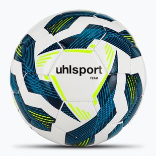 Calcio uhlsport squadra bianco / marina / giallo fluo dimensioni 4