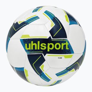 Calcio uhlsport squadra bianco / marina / giallo fluo dimensioni 4