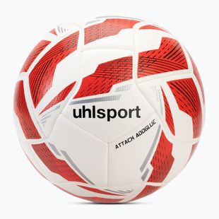 Uhlsport Attack Addglue calcio bianco/rosso/argento taglia 4