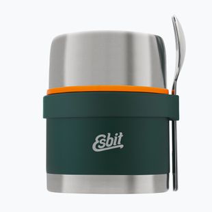 Thermos per alimenti con posate Esbit Stainless Steel Food Jug 500 ml forest green