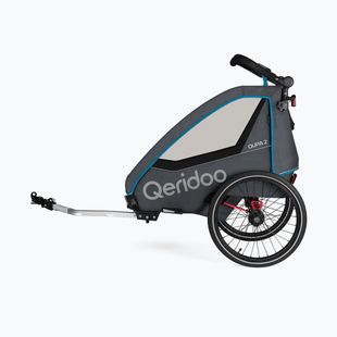 Rimorchio per bici Qeridoo Qupa 2 blu