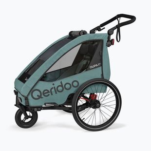 Carrello per bicicletta Qeridoo Qupa 1 mineral blue