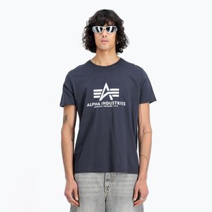 Maglietta Alpha Industries Basic navy da uomo