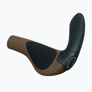 Manopole del manubrio Ergon GP4 Evo Biokork black/grey
