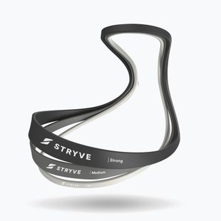Set di bande elastiche per allenamento STRYVE Power Band 3 pack blackgrey/beige