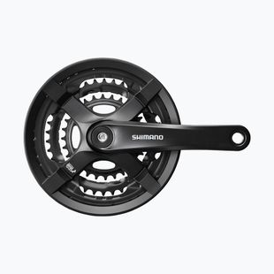 Meccanismo a manovella Shimano FC-TY501 Square 8/7/6 rz 185,5 mm black