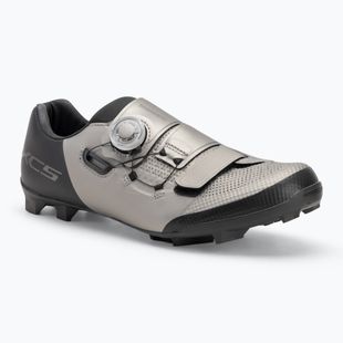 Scarpe da ciclismo MTB da uomo Shimano SH-XC502 argento